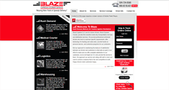 Desktop Screenshot of blazecourier.com